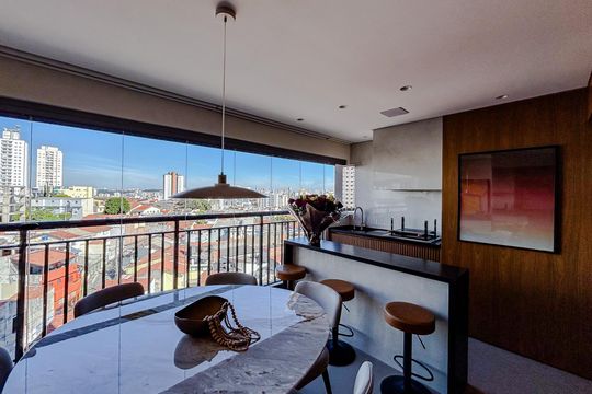 Varanda de apartamento à venda com 2 quartos, 89m² em Vila Matilde, São Paulo