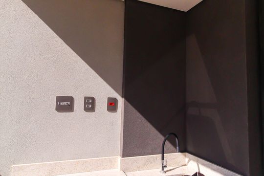 Varanda de kitnet/studio para alugar com 1 quarto, 43m² em Jardim Analia Franco, São Paulo