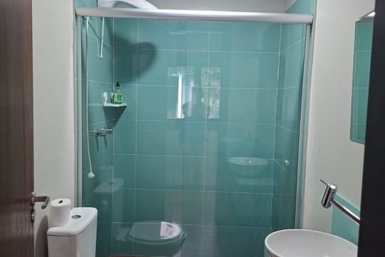 Banheiro de casa para alugar com 1 quarto, 90m² em Vera Cruz, Gravataí