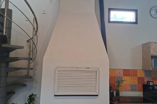 Cozinha de casa para alugar com 1 quarto, 90m² em Vera Cruz, Gravataí