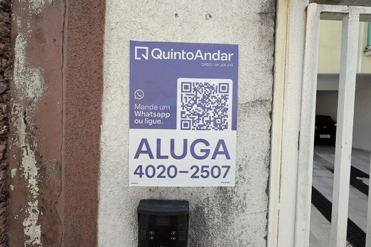 Placa Instalada - 17/06/2026 - YACP-607 de apartamento para alugar com 2 quartos, 50m² em Vila Eldizia, Santo André