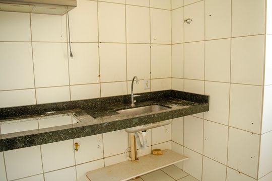 Cozinha de apartamento para alugar com 3 quartos, 75m² em Setor Goiânia 2, Goiânia