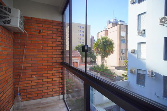 Vista da Sacada de apartamento à venda com 1 quarto, 60m² em Centro, São Leopoldo