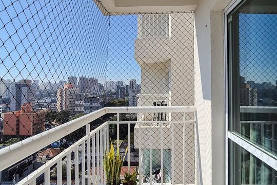Varanda da Sala de apartamento para alugar com 2 quartos, 57m² em Vila Dusi, São Bernardo do Campo