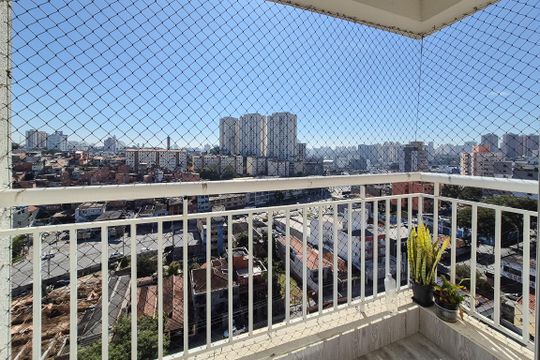 Varanda da Sala de apartamento para alugar com 2 quartos, 57m² em Vila Dusi, São Bernardo do Campo