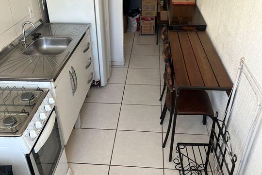 Cozinha de apartamento à venda com 2 quartos, 42m² em Campo Grande, Rio de Janeiro