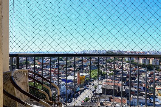 Varanda de apartamento para alugar com 2 quartos, 54m² em Parque Ipe, São Paulo