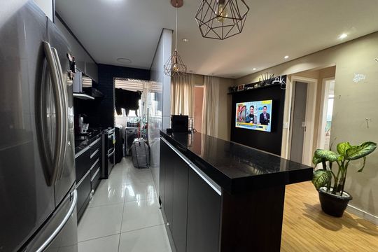 Cozinha de apartamento para alugar com 2 quartos, 54m² em Novo Osasco, Osasco