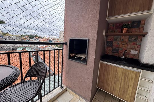 Varanda gourmet de apartamento para alugar com 2 quartos, 54m² em Novo Osasco, Osasco