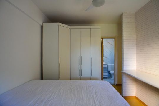SUÍTE de apartamento para alugar com 2 quartos, 58m² em Jardim Esmeralda, São Paulo