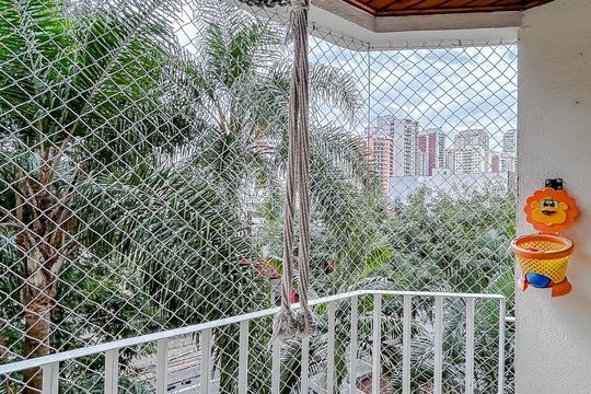 Varanda de apartamento à venda com 3 quartos, 67m² em Vila Gomes Cardim, São Paulo