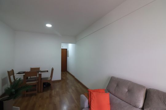 Sala  de apartamento à venda com 2 quartos, 77m² em Vila Euclides, São Bernardo do Campo