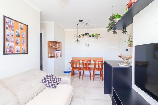 Sala de apartamento à venda com 2 quartos, 54m² em Jardim Norma, São Paulo