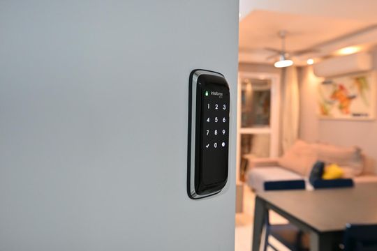 Fechadura Eletrônica de apartamento para alugar com 1 quarto, 44m² em Vila Andrade, São Paulo
