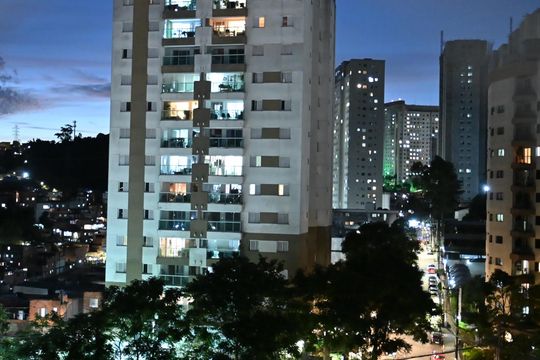 Vista do Quarto de apartamento para alugar com 1 quarto, 44m² em Vila Andrade, São Paulo