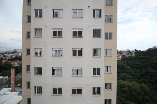 Vista da Sala de apartamento à venda com 2 quartos, 32m² em Jardim Celeste, São Paulo