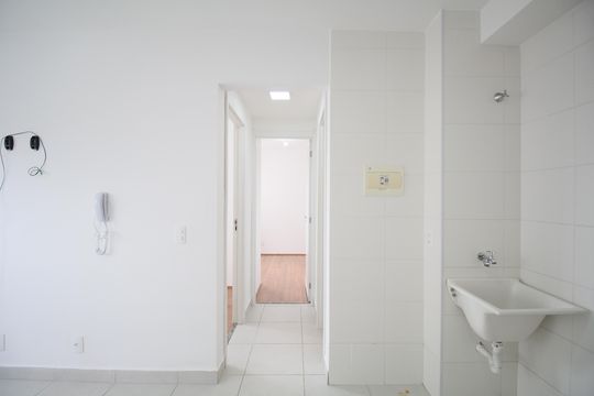 Cozinha e Área de Serviço de apartamento à venda com 2 quartos, 32m² em Jardim Celeste, São Paulo