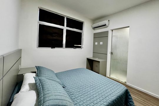 Quarto de apartamento para alugar com 1 quarto, 32m² em Estoril, Belo Horizonte