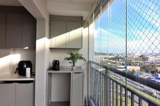 Sacada de apartamento à venda com 2 quartos, 58m² em Vila Mussolini, São Bernardo do Campo