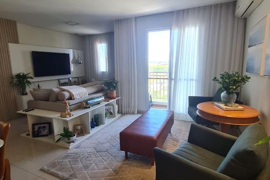 Sala de apartamento à venda com 3 quartos, 73m² em Jardim Boa Esperança, Campinas