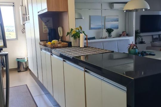 Cozinha de apartamento à venda com 3 quartos, 73m² em Jardim Boa Esperança, Campinas