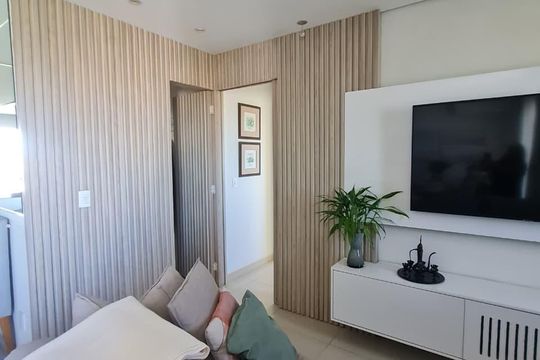 Sala de apartamento à venda com 3 quartos, 73m² em Jardim Boa Esperança, Campinas