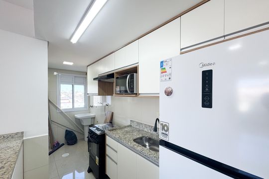 Cozinha de apartamento para alugar com 2 quartos, 60m² em Nova Petrópolis, São Bernardo do Campo