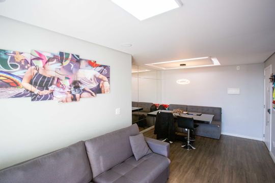 Sala de apartamento à venda com 2 quartos, 68m² em Centro, Diadema