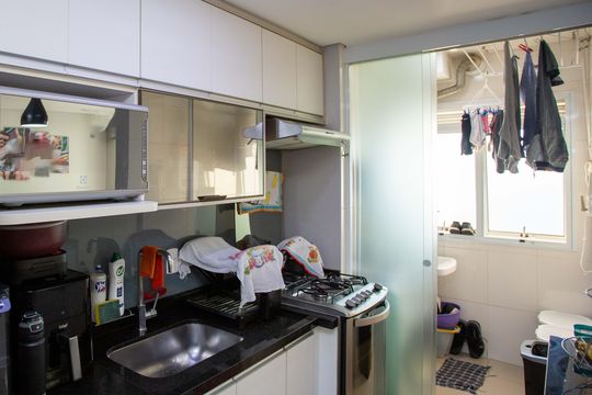 Cozinha de apartamento à venda com 2 quartos, 68m² em Centro, Diadema