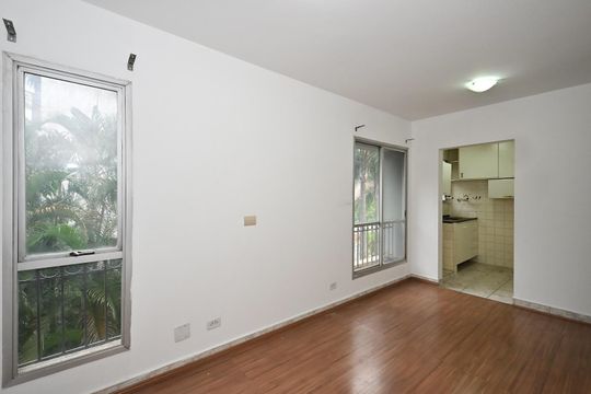 Sala de apartamento à venda com 1 quarto, 31m² em Vila Andrade, São Paulo