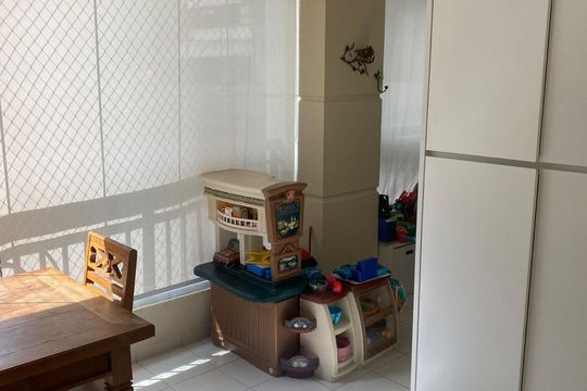 Varanda de apartamento à venda com 3 quartos, 107m² em Indianópolis, São Paulo