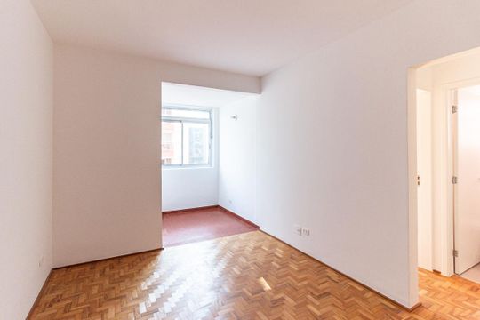 Sala de apartamento à venda com 1 quarto, 56m² em Higienópolis, São Paulo