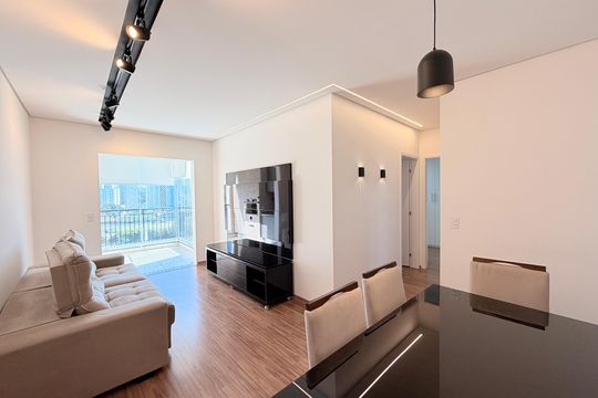 Sala de apartamento à venda com 2 quartos, 66m² em Jardim Florida, Jundiaí