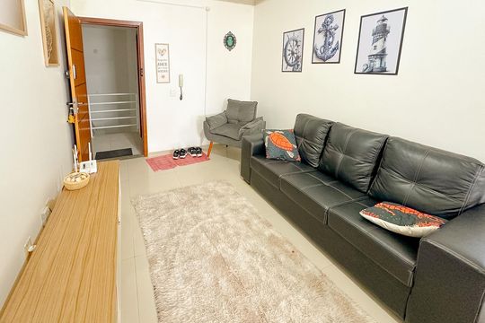 Sala de TV de apartamento para alugar com 2 quartos, 70m² em Ingleses do Rio Vermelho, Florianópolis