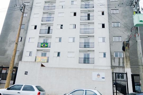 Fachada  de apartamento para alugar com 2 quartos, 42m² em Vila Nova Bonsucesso, Guarulhos