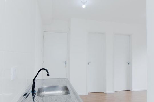 Cozinha de apartamento para alugar com 2 quartos, 42m² em Vila Nova Bonsucesso, Guarulhos
