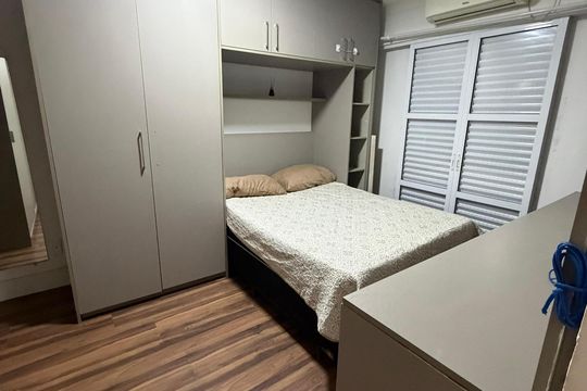 Quarto de apartamento para alugar com 1 quarto, 74m² em José Menino, Santos