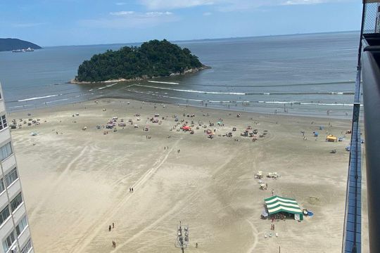 Vista de apartamento para alugar com 1 quarto, 74m² em José Menino, Santos