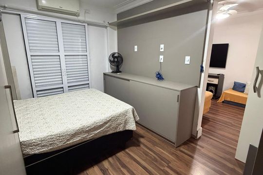 Quarto de apartamento para alugar com 1 quarto, 74m² em José Menino, Santos