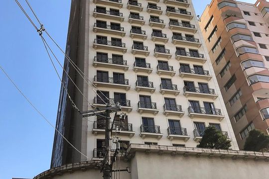 Fachada de kitnet/studio à venda com 1 quarto, 37m² em Santa Paula, São Caetano do Sul