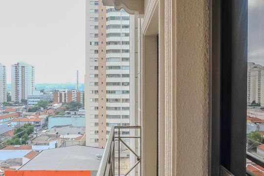 Varanda de kitnet/studio à venda com 1 quarto, 37m² em Santa Paula, São Caetano do Sul