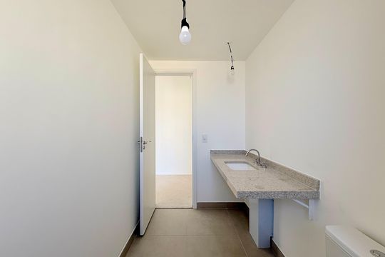 Banheiro Suíte  de apartamento à venda com 3 quartos, 95m² em Santo Amaro, São Paulo