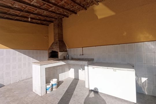 Área comum - Churrasqueira de casa para alugar com 2 quartos, 200m² em Heliópolis, Belford Roxo