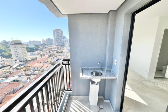 Varanda do Studio de kitnet/studio para alugar com 1 quarto, 31m² em Tucuruvi, São Paulo