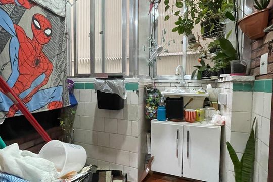 Área de serviço de apartamento à venda com 2 quartos, 74m² em Floresta, Porto Alegre