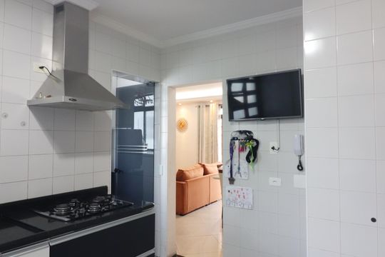 Cozinha  de apartamento à venda com 2 quartos, 6703m² em Vila Mariza, São Bernardo do Campo