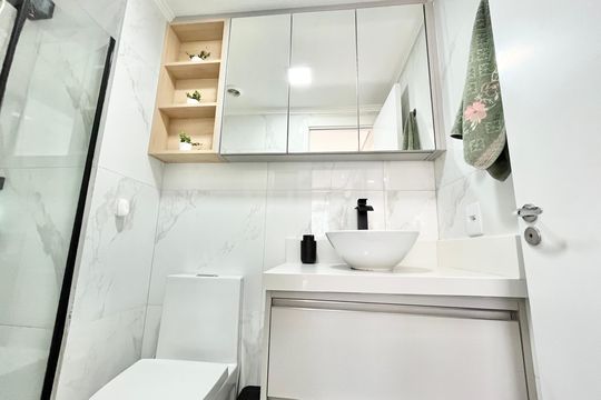 Banheiro de apartamento para alugar com 2 quartos, 43m² em Imirim, São Paulo