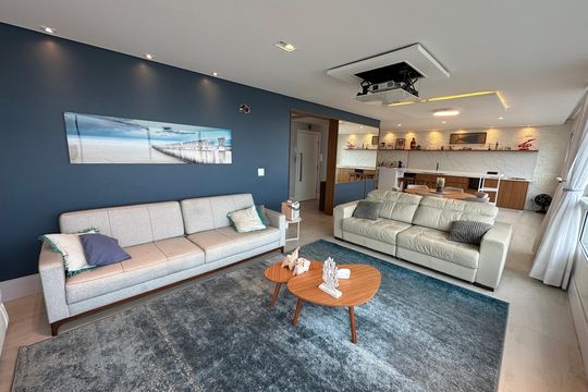 Sala de apartamento para alugar com 4 quartos, 230m² em Itararé, São Vicente