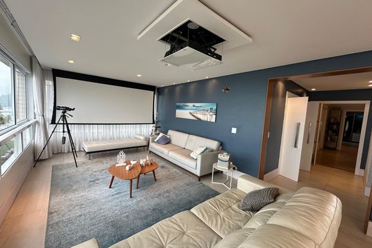 Sala de apartamento para alugar com 4 quartos, 230m² em Itararé, São Vicente