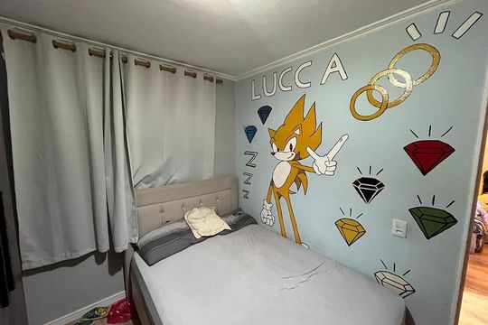 Quarto de apartamento à venda com 2 quartos, 57m² em Cidade das Flores, Osasco